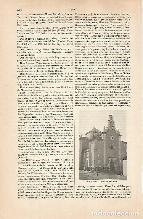 Postkarten: LAMINA ESPASA 31485: Iglesiad e San Juan en Don Benito Badajoz - Varios