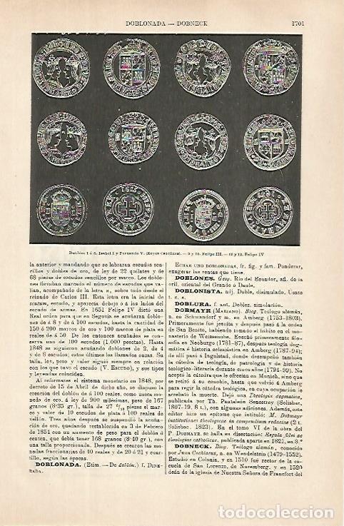 Cartoline: LAMINA ESPASA 31454: Doblon - Varios
