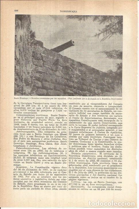 Postcards: LAMINA ESPASA 38091: Murallas en Santo Domingo, Republica Dominicana - Varios