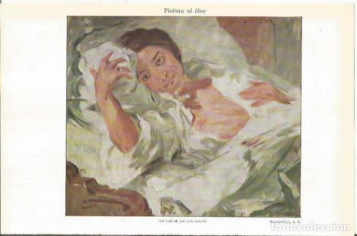 Cartes Postales: LAMINA ESPASA 37804: Sol matinal,por L. Corinth - Varios