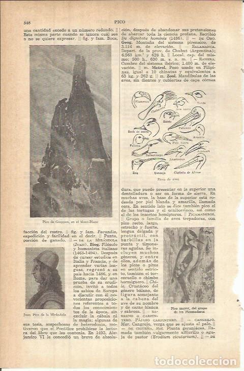 Cartes Postales: LAMINA ESPASA 37799: Pico de Greppon, en el Mont Blanc - Varios