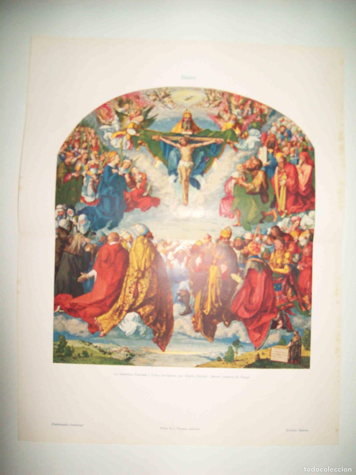 Cartoline: LAMINA ESPASA 31603: La Santisima Trinidad y Todos los Santos por Durero - Varios