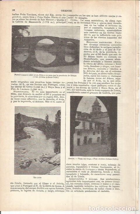 Postkarten: LAMINA ESPASA 37703: Puente romano sobre el rio Mi&ntilde;o, Orense - Varios