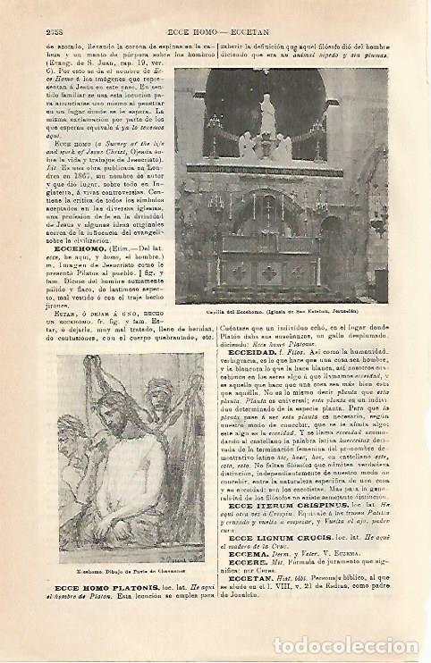 Postcards: LAMINA ESPASA 31640: Capilla del Ecce-Homo en Jerusalen - Varios