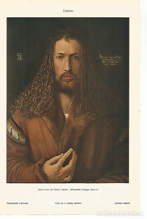Postcards: LAMINA ESPASA 31605: Autorretrato de A. Durero - Varios