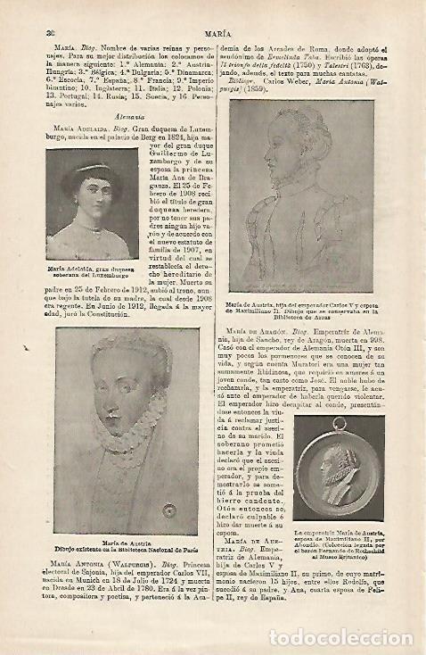 Cartoline: LAMINA ESPASA 31661: Maria de Austria - Varios