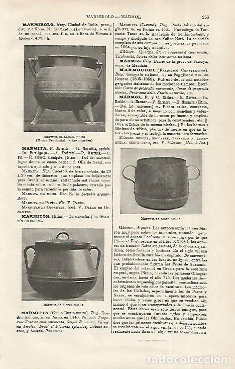 Cartoline: LAMINA ESPASA 31695: Marmitas - Varios