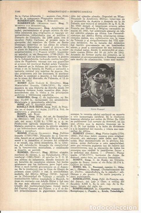 Postais: LAMINA ESPASA 37909: Erwin Rommel - Varios