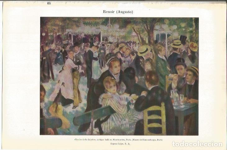 Postkarten: LAMINA ESPASA 37881: Moulin de la Galette, por Renoir - Varios