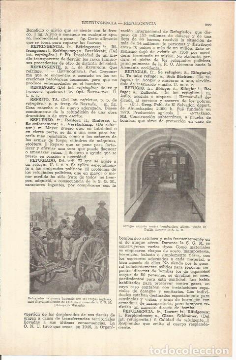 Postales: LAMINA ESPASA 37870: Refugio aleman en Berlin - Varios