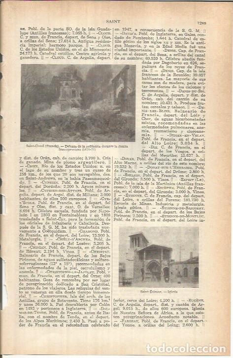 Postkarten: LAMINA ESPASA 37933: Iglesia de Saint Etienne, Francia - Varios