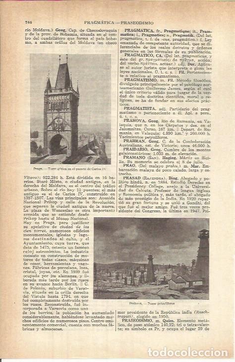 Cartoline: LAMINA ESPASA 37837: Torre de Carlos IV en Praga - Varios