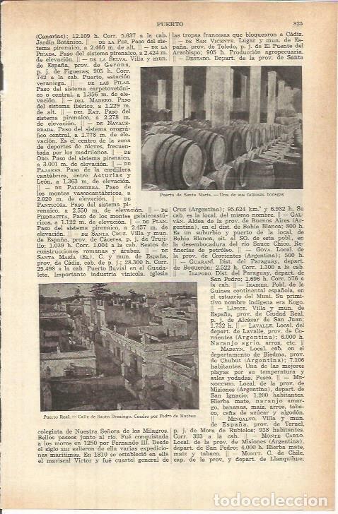 Postcards: LAMINA ESPASA 37845: Bodega en Puerto de Santa Maria - Varios