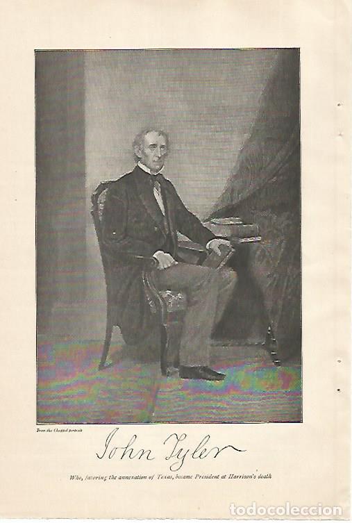 Postcards: LAMINA 12449: Retrato de John Tyler por Chappel - Varios