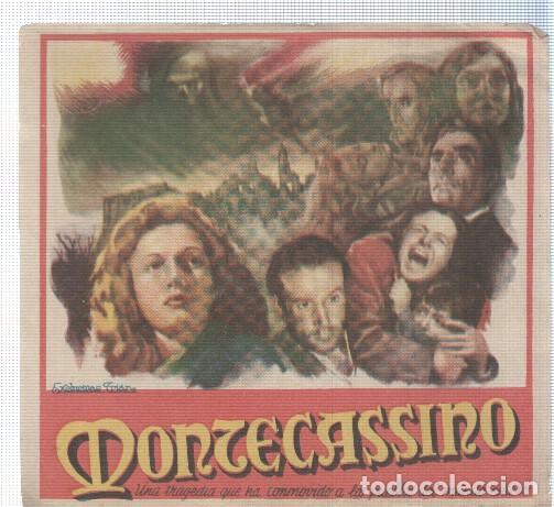 Postales: Programa de cine: Montecassino - Foto 1