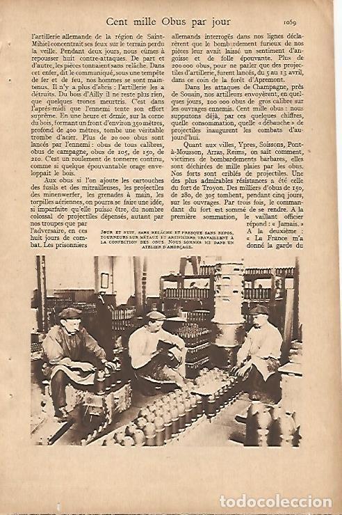 Cartes Postales: LAMINA 12535: Fabrica de obus - Varios