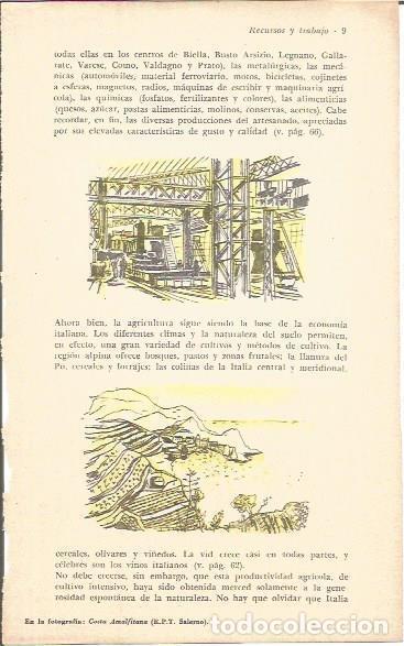 Cartes Postales: LAMINA V00374: Dibujo Costa Amalfitana, Italia - VVAA