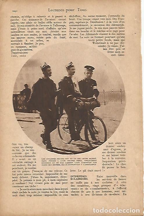 Cartes Postales: LAMINA 12526: Soldados ciclistas de Belgica - Varios