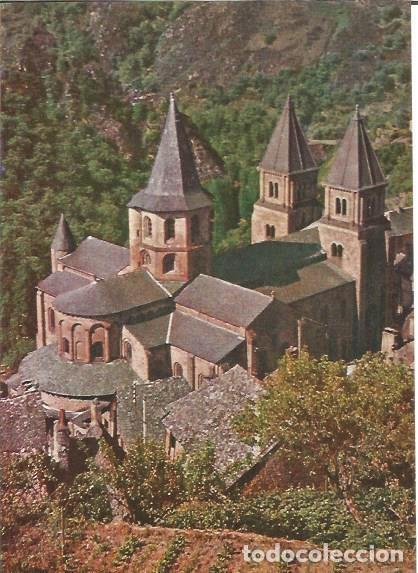 Cartes Postales: LAMINA V00363: Iglesia de Saint-Floy en Conques, Francia - Rene Crozet