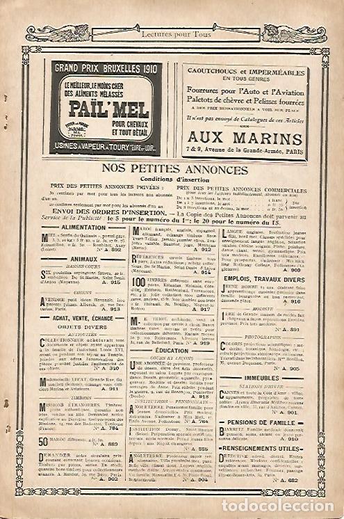 Postcards: LAMINA 12582: Anuncios en la contraportada de 1 de febrero de 1915 - Varios