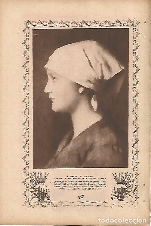 Cartes Postales: LAMINA 12629: Chica de Soundgau por J. J. Henner - Varios
