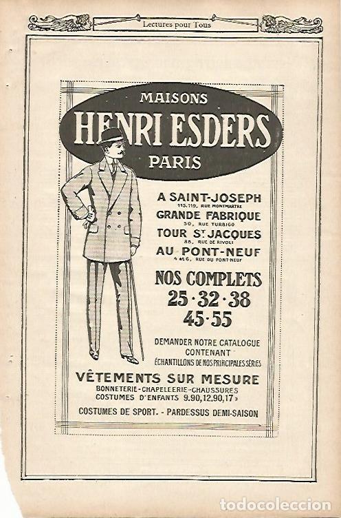 Postkarten: LAMINA 12705: Publicidad de Maisons Henri Esders - Varios