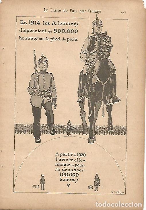 Postcards: LAMINA 12841: Numero de soldados de Alemania en 1914 y 1919 - Varios