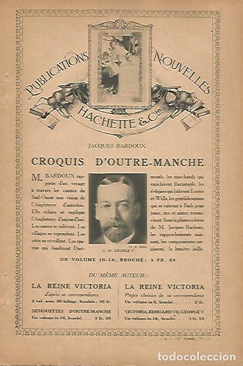 Cartes Postales: LAMINA 12809: Publicidad de Croquis d outre.manche - Varios
