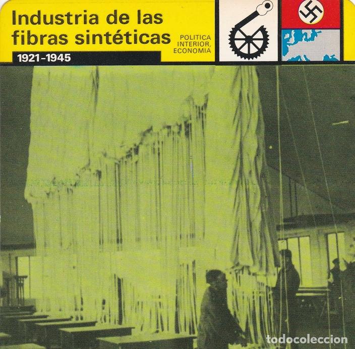 Postales: FICHA POLITICA INTERIOR ECONOMIA 30: INDUSTRIA DE LAS FIBRAS SINTETICAS. 1921-1945 - Varios