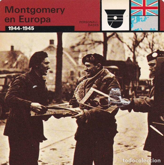 Cartoline: FICHA PERSONALIDADES 194: MONTGOMERY EN EUROPA. 1944-1945 - Varios