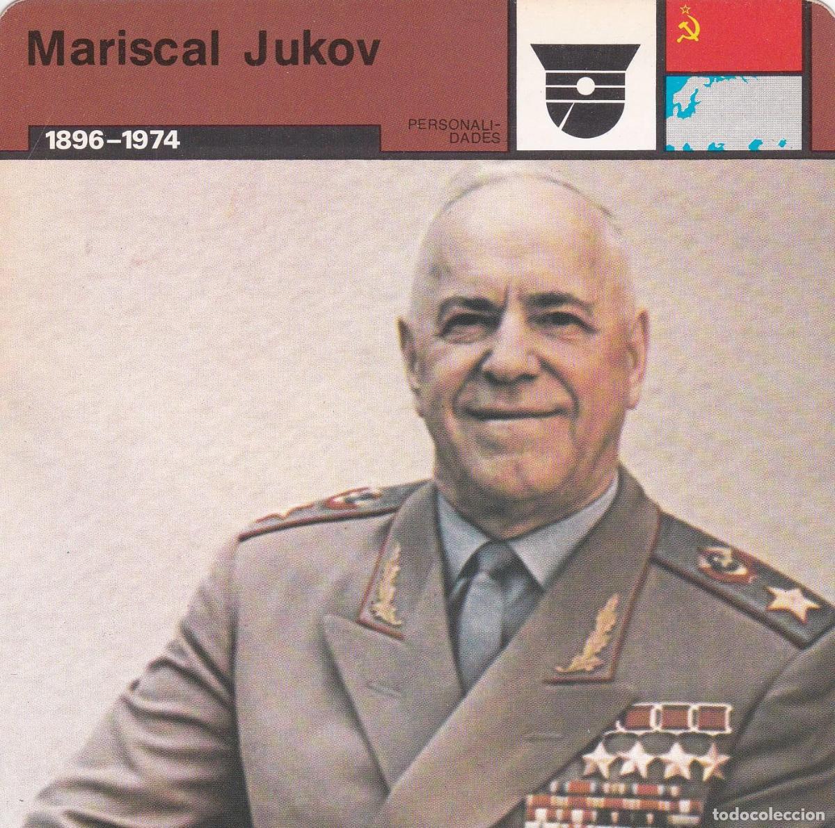 Cartoline: FICHA PERSONALIDADES 248: MARISCAL JUKOV. 1896-1974 - Varios