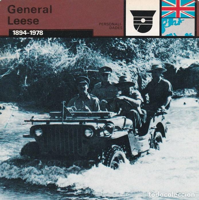 Cartoline: FICHA PERSONALIDADES 178: GENERAL LEESE. 1894-1978 - Varios