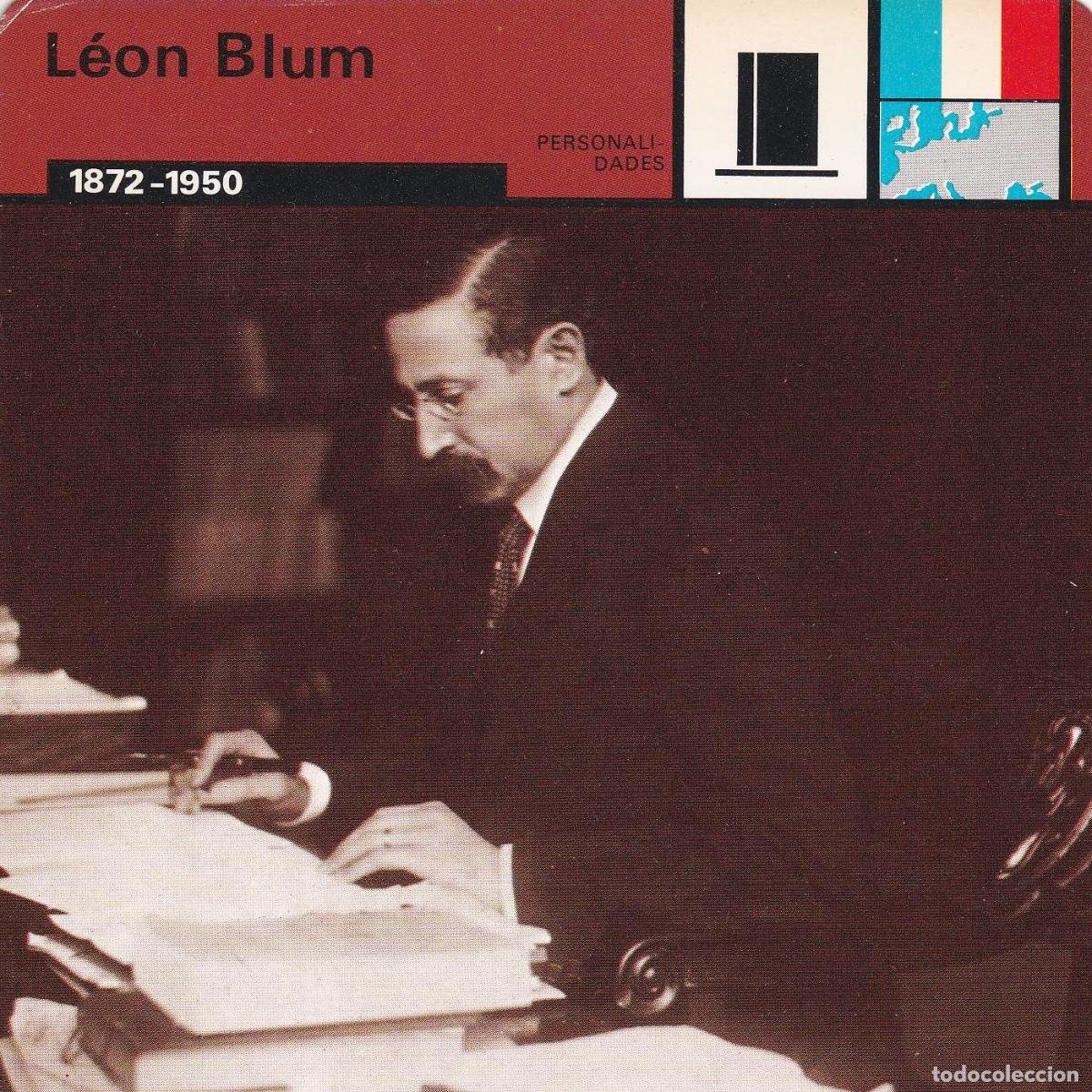 Cartoline: FICHA PERSONALIDADES 232: LEON BLUM. 1872-1950 - Varios