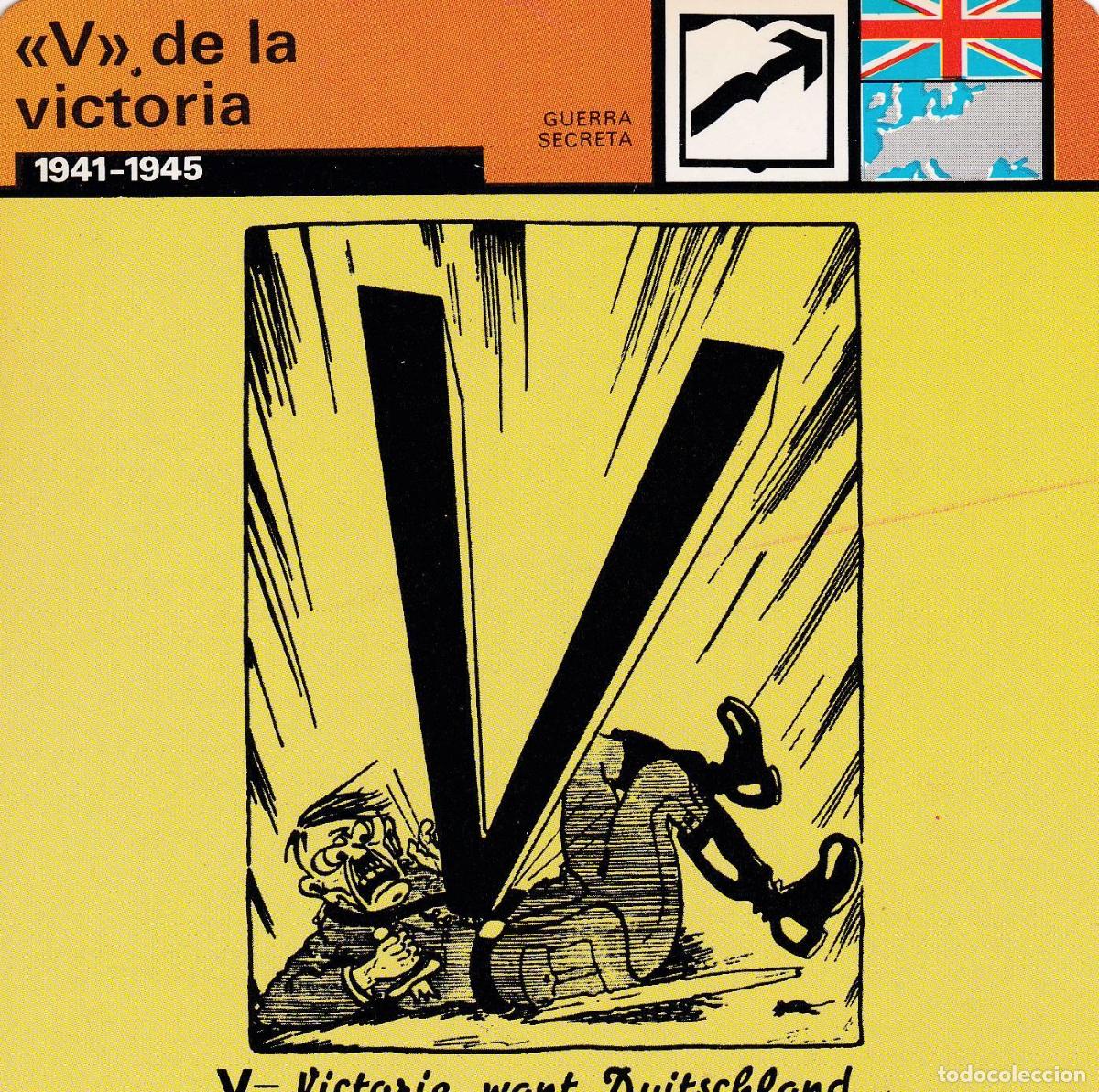 Cartoline: FICHA GUERRA SECRETA 362: V DE LA VICTORIA. 1941-1945 - Varios