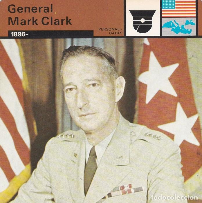 Cartoline: FICHA PERSONALIDADES 282: GENERAL MARK CLARK. 1896 - Varios
