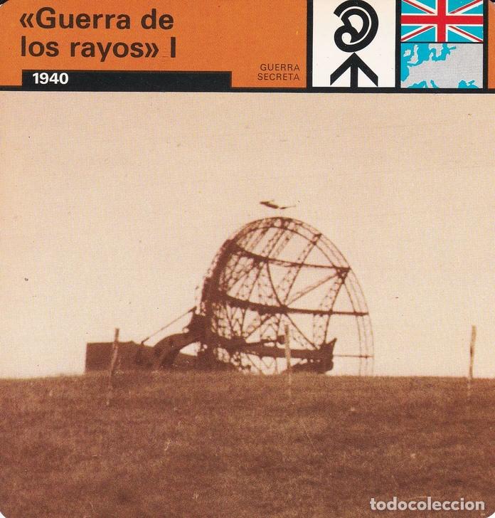 Cartoline: FICHA GUERRA SECRETA 343: GUERRA DE LOS RAYOS I. 1940-1941 - Varios