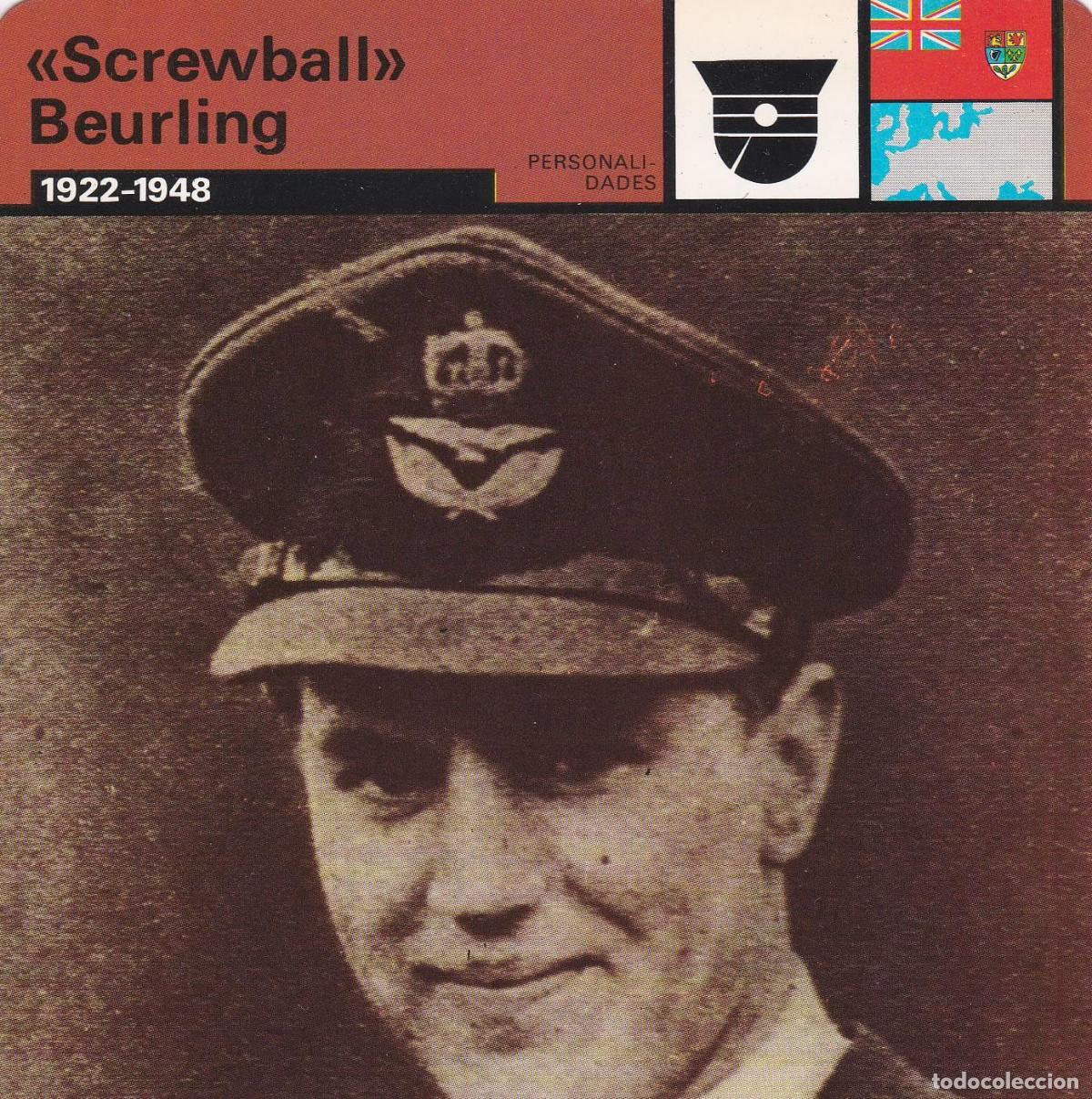 Cartoline: FICHA PERSONALIDADES 298: SCREWBALL BEURLING. 1922-1948 - Varios