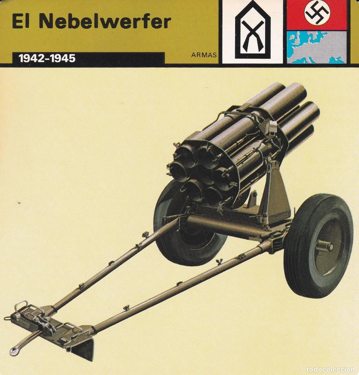 Postcards: FICHA ARMAS 393: EL NEBELWERFER. 1942-1945 - Varios