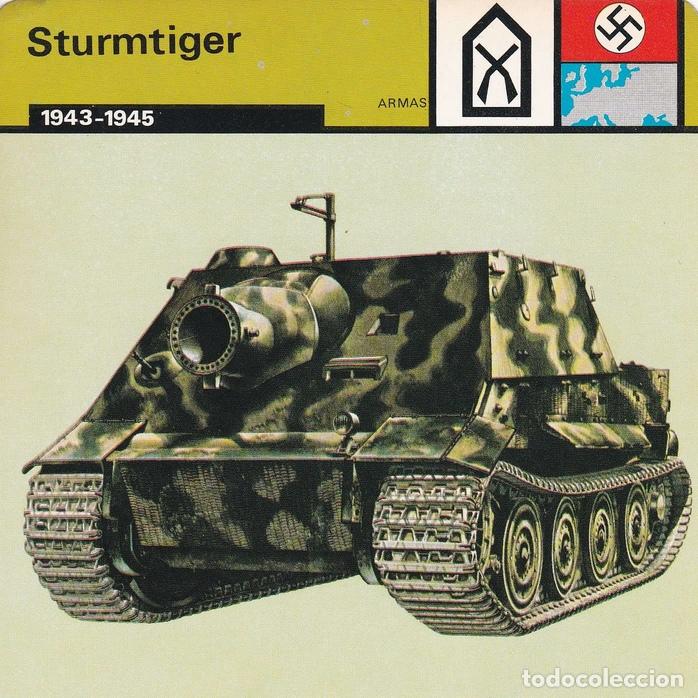 Postkarten: FICHA ARMAS 400: STURMTIGER. 1943-1945 - Varios