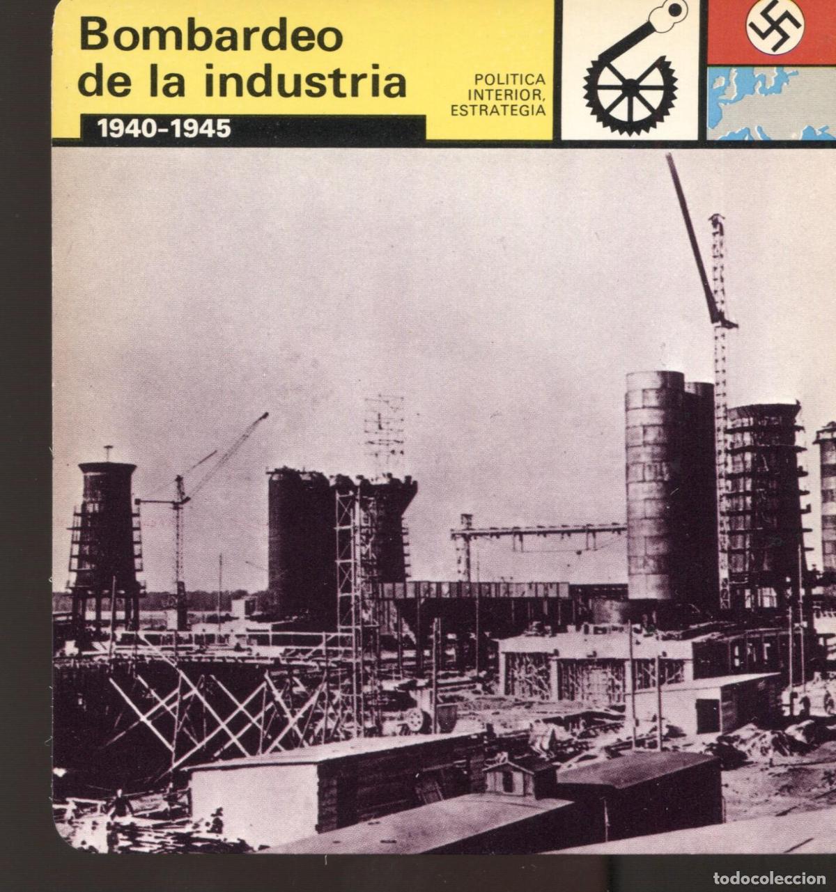 Postkarten: FICHA POLITICA INTERIOR ESTRATEGIA 07: Bombardeo de la industria 1940-1945 - Varios