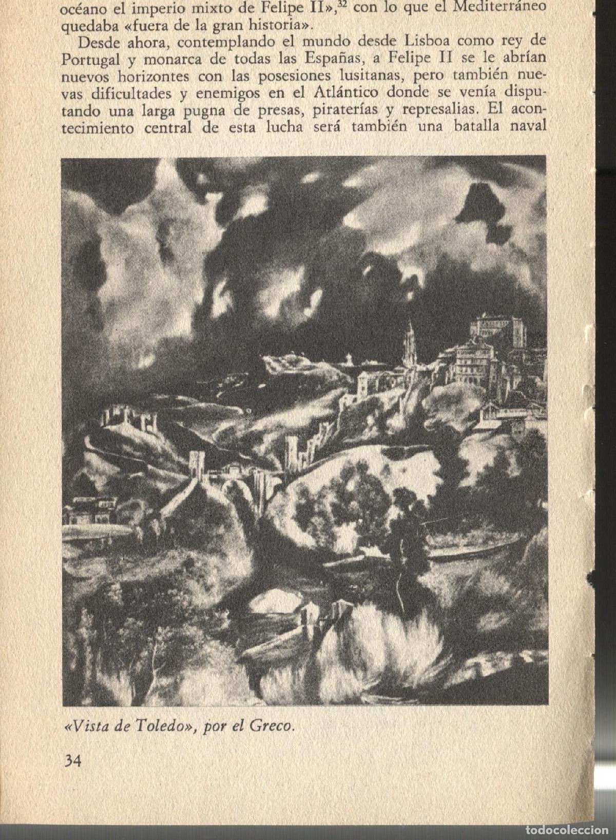 Cartes Postales: Lamina 05: Historia de Espa&ntilde;a: Vista de Toledo por El Greco