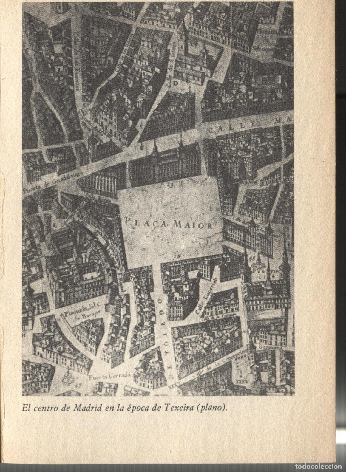 Cartes Postales: Lamina 10/11: Historia de Espa&ntilde;a: el centro de Madrid en la epoca de Texeira y Plano Barcelona fines