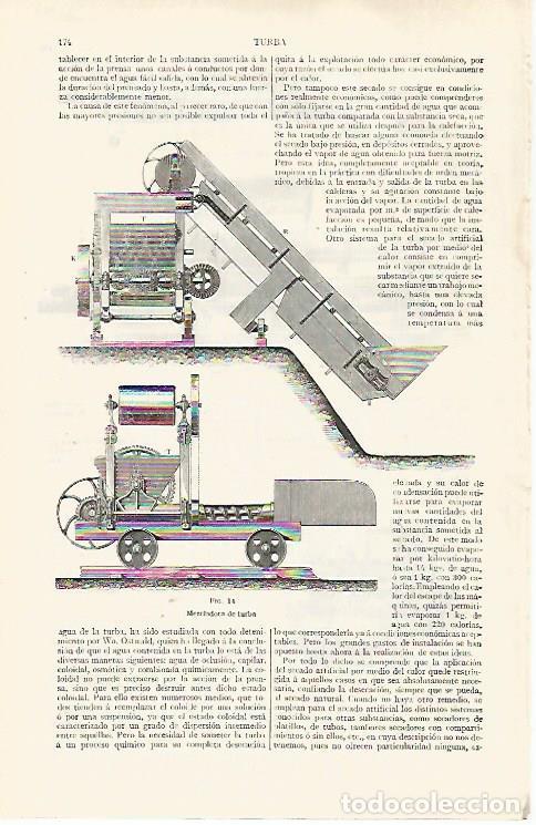 Cartes Postales: LAMINA ESPASA 31749: Mezcladora de turba - Varios