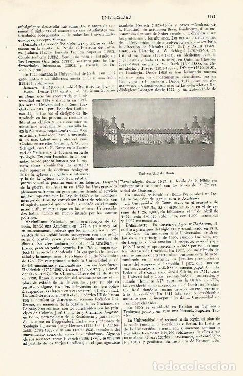 Cartoline: LAMINA ESPASA 31875: Universidad de Bonn - Varios