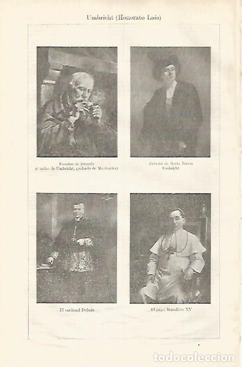 Cartoline: LAMINA ESPASA 31862: Retratos por H. L. Umbricht - Varios