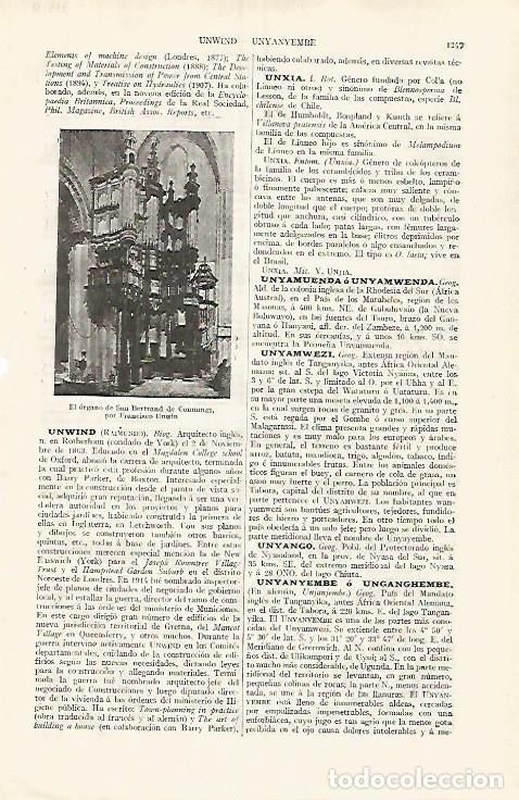 Postais: LAMINA ESPASA 31910: Organo de San Bertrand de Commings por F. Unwin - Varios