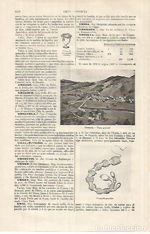 Postais: LAMINA ESPASA 31933: Vista de Urnasch Suiza - Varios