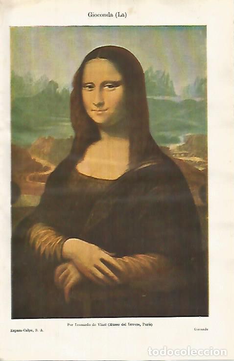Postcards: LAMINA ESPASA 31971: La Gioconda por Leonardo Da Vinci - Varios