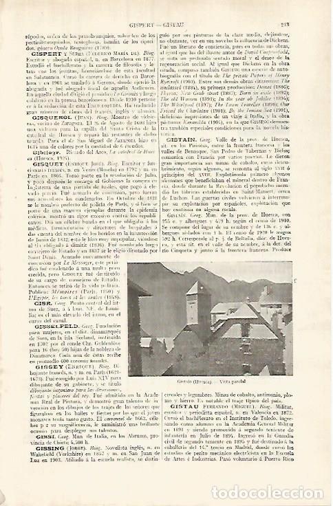 Postais: LAMINA ESPASA 31987: Vista parcial de Gistain Huesca - Varios