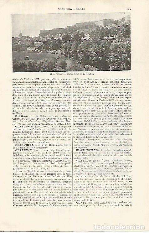Postais: LAMINA ESPASA 32002: Fortaleza de Glatz Alemania - Varios